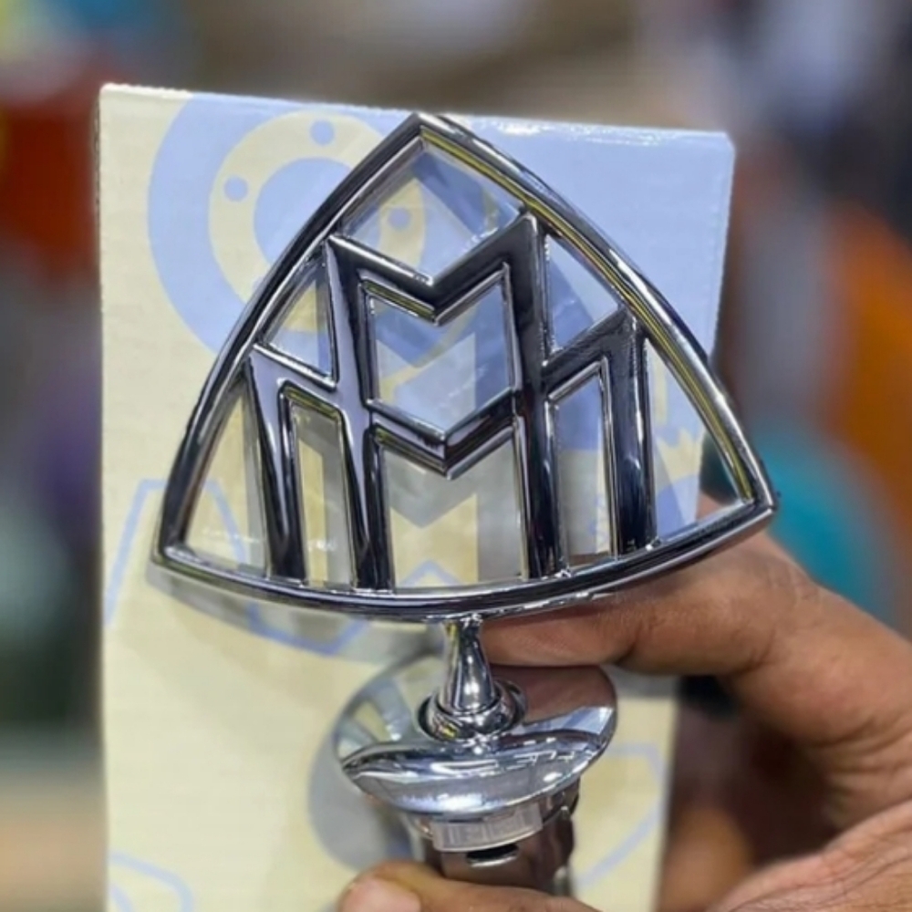 New Mercedes Maybach Hood Bonnet Emblem Ornament Badge 44mm Base
